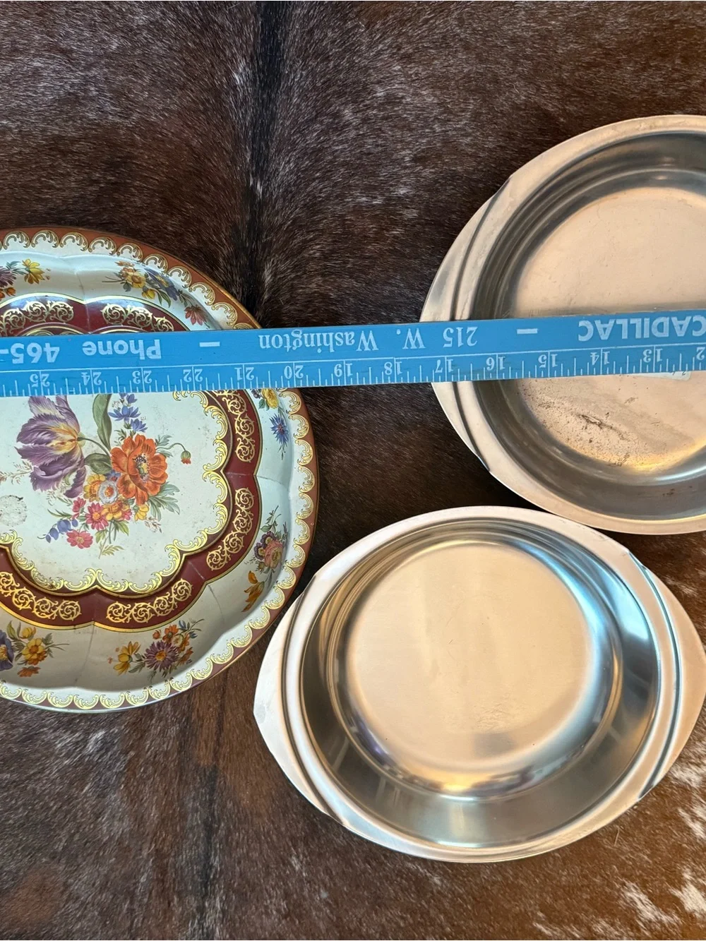 Royal Albert Floral Gold and Cream Decorative Bowl